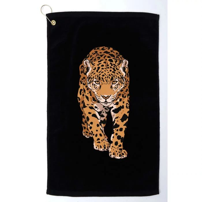 Jaguar Wild Animal Art Platinum Collection Golf Towel