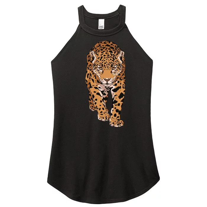 Jaguar Wild Animal Art Women’s Perfect Tri Rocker Tank