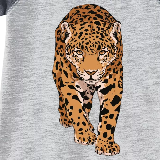 Jaguar Wild Animal Art Infant Baby Jersey Bodysuit