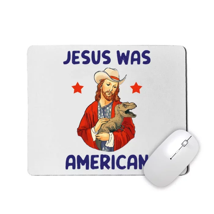 Jesus Was American Christianity Holy Bible Mousepad