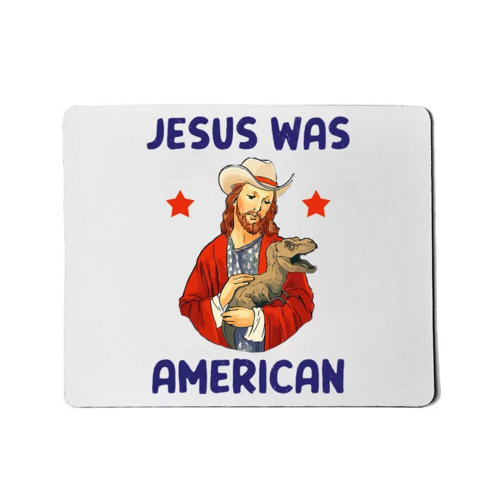 Jesus Was American Christianity Holy Bible Mousepad