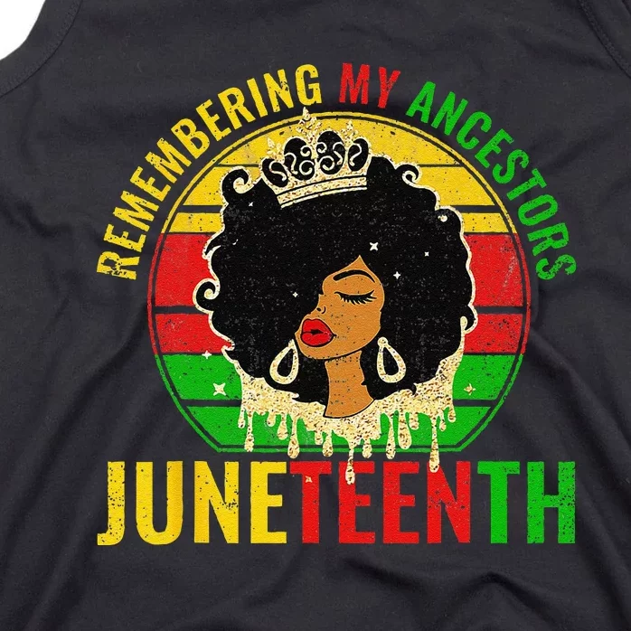 Juneteenth wo African American black Wo 1865 Tank Top