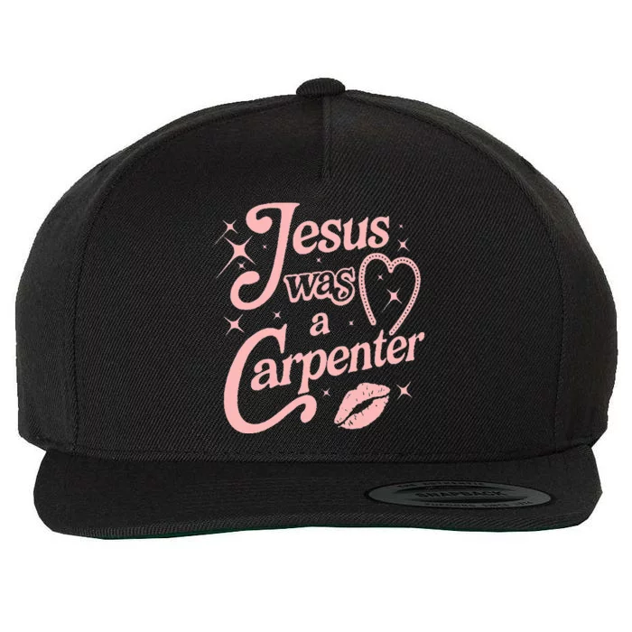 Jesus Was A Carpenter Wool Snapback Cap