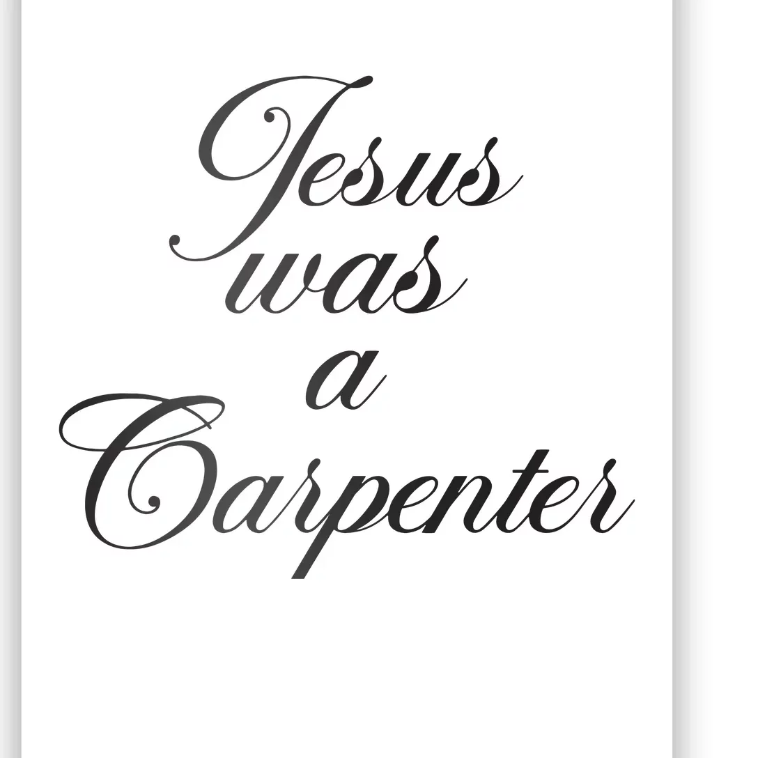 Jesus Was A Carpenter Funny Music Festival Poster