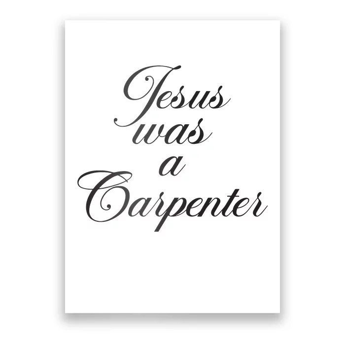 Jesus Was A Carpenter Funny Music Festival Poster