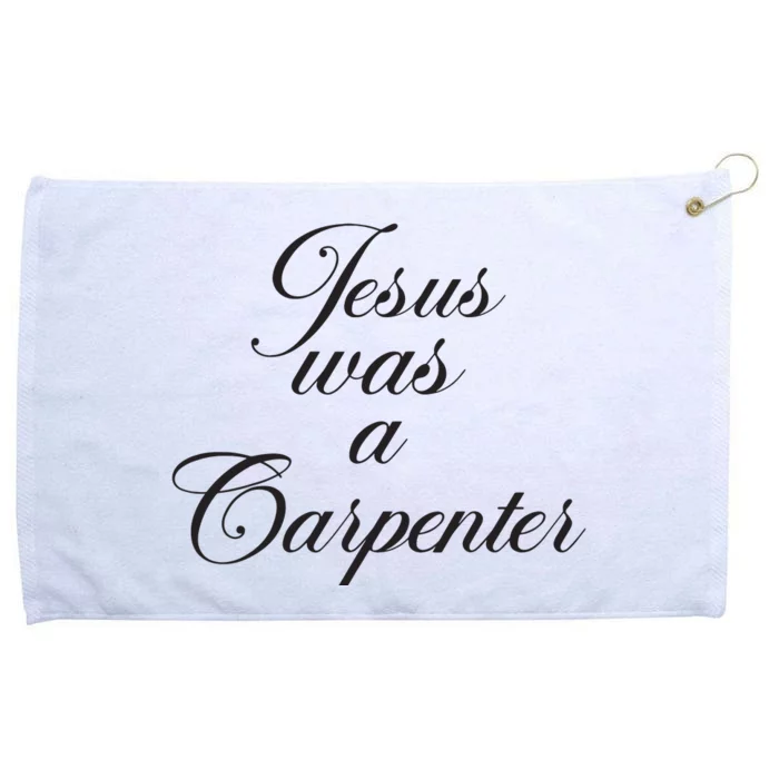 Jesus Was A Carpenter Funny Music Festival Grommeted Golf Towel