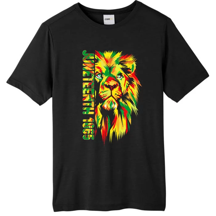 Juneteenth wo African American black lion 1865 king ChromaSoft Performance T-Shirt