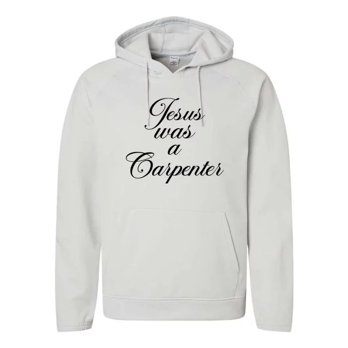 Jesus Was A Carpenter Performance Fleece Hoodie