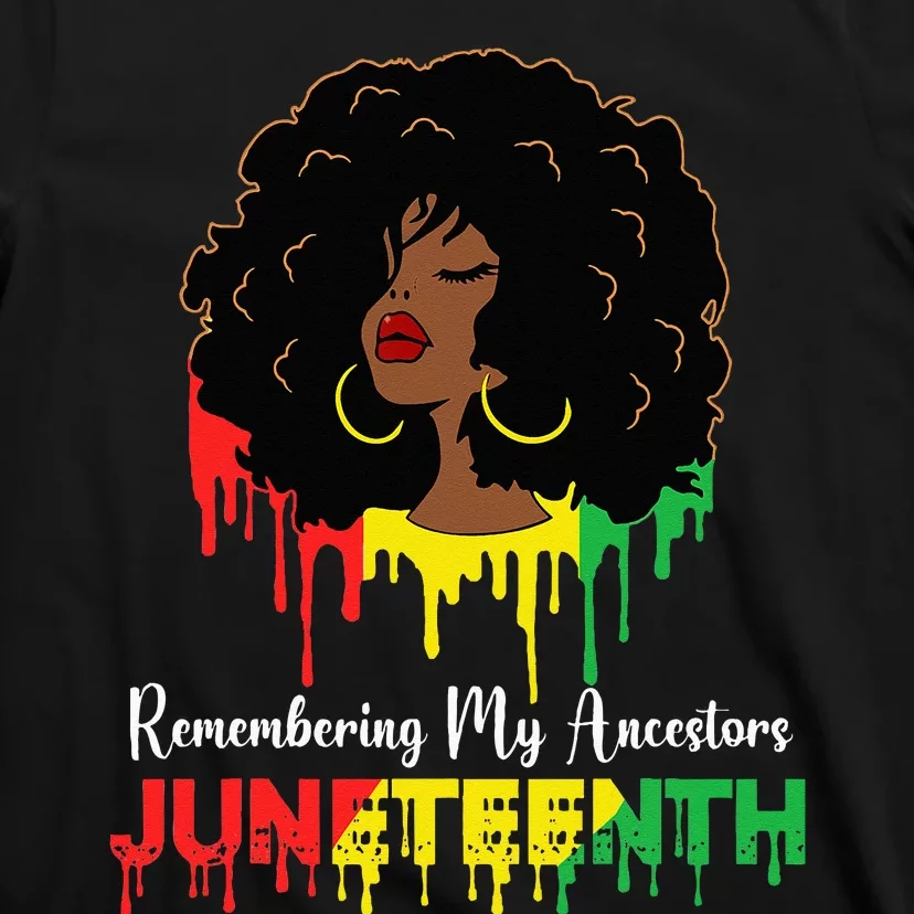 Juneteenth wo African American black Wo 1865 T-Shirt