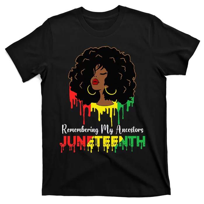 Juneteenth wo African American black Wo 1865 T-Shirt