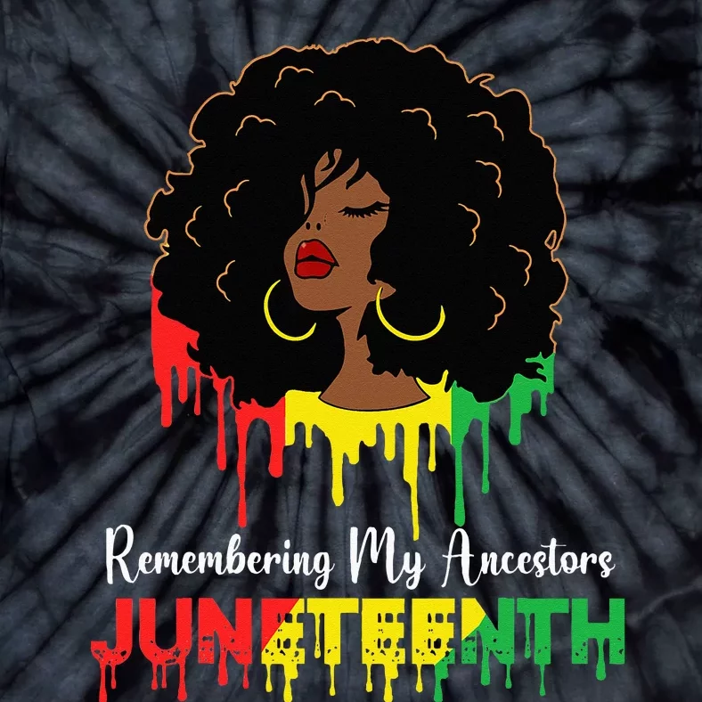 Juneteenth wo African American black Wo 1865 Tie-Dye T-Shirt