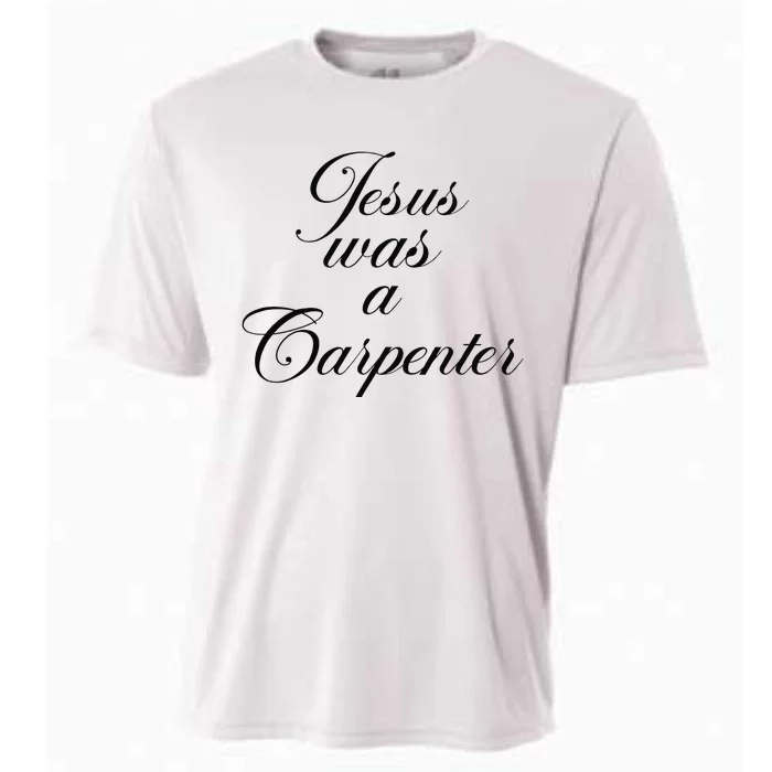 Jesus Was A Carpenter Funny Music Festival Gift Cooling Performance Crew T-Shirt