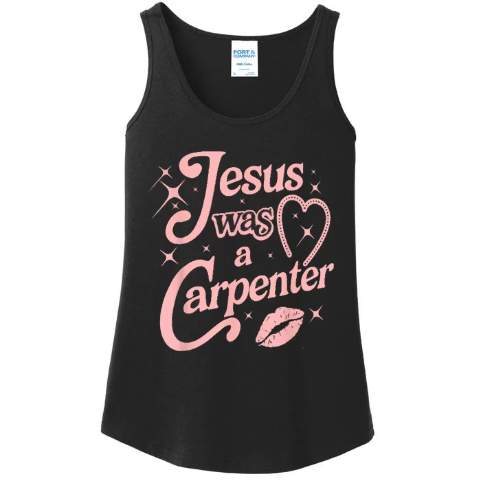 Jesus Was A Carpenter Ladies Essential Tank