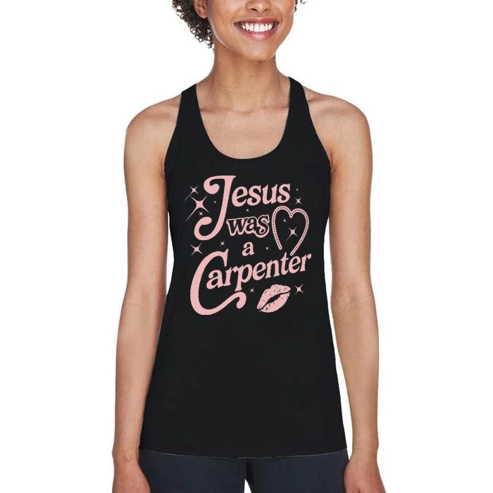 Jesus Was A Carpenter Women's Racerback Tank