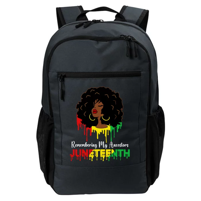 Juneteenth Women African American Black Women Daily Commute Backpack