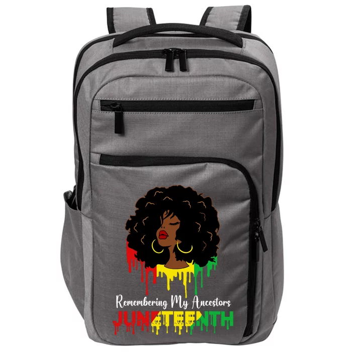 Juneteenth Women African American Black Women Impact Tech Backpack