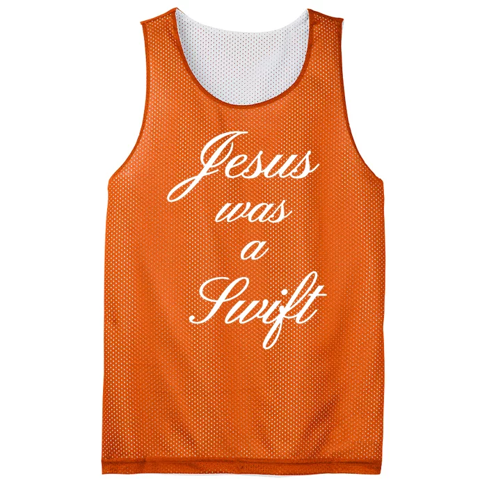 Jesus Was A Swif Mesh Reversible Basketball Jersey Tank