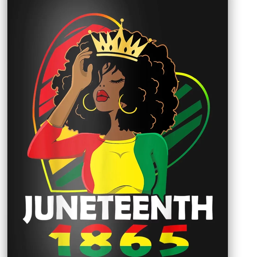 Juneteenth Women African American Black Women Queen Poster