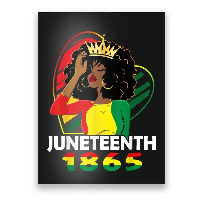 Juneteenth Women African American Black Women Queen Poster