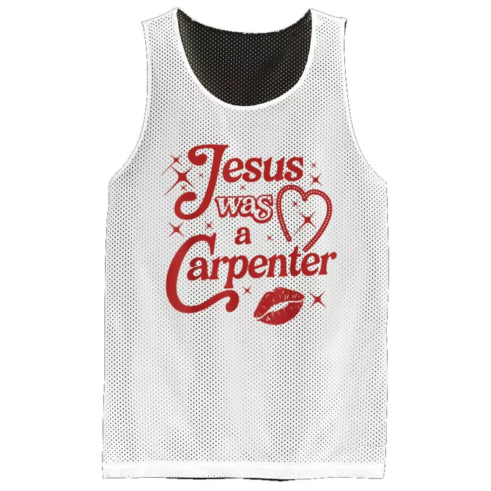 Jesus Was A Carpenter Christian Jesus Sayings Mesh Reversible Basketball Jersey Tank