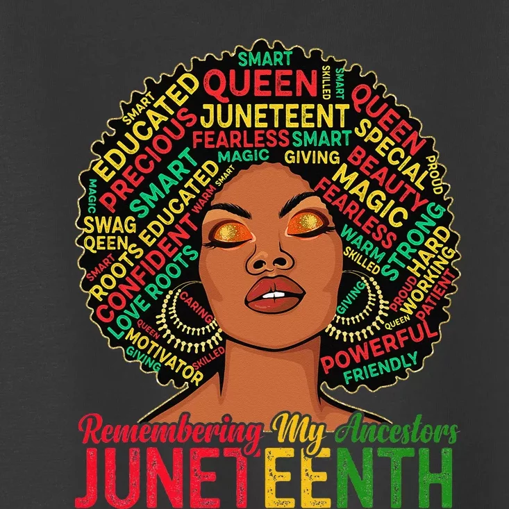 Juneteenth Wo African American Black Wo 1865 Toddler T-Shirt