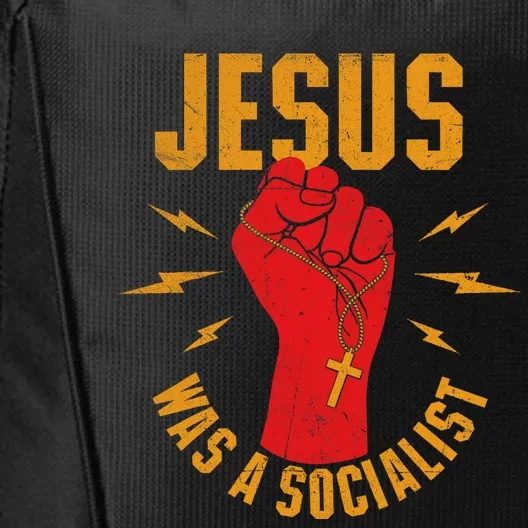 Jesus Was A Socialist Christian Faith Jesus Christ City Backpack