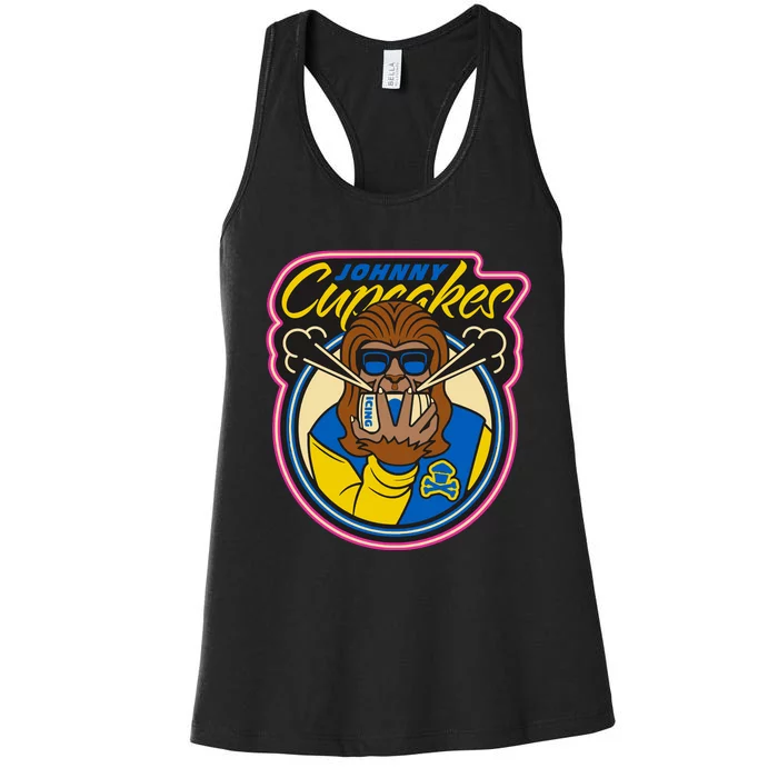 Johnnycupcakes Wolfie Bites Women's Racerback Tank