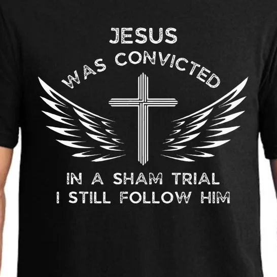 Jesus Was Convicted In A Sham Trial Pajama Set