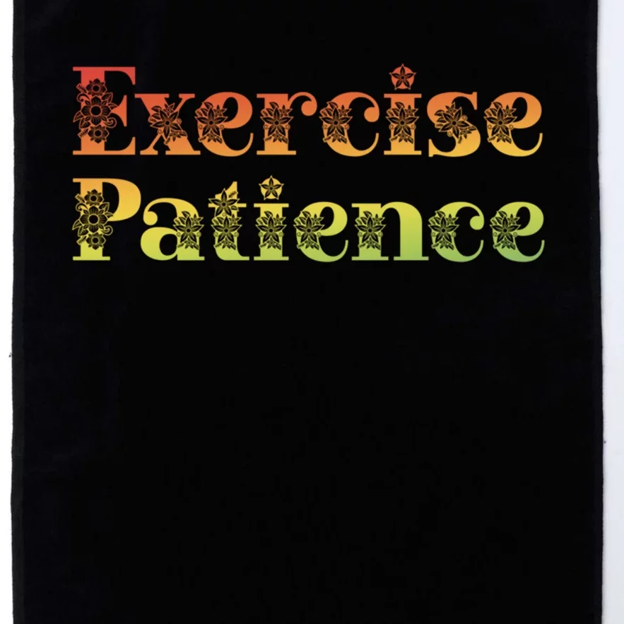 Jehovahs Witness Convention Exercise Patience Platinum Collection Golf Towel