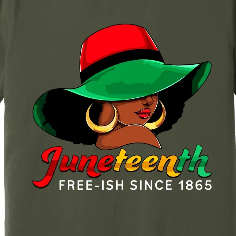 Juneteenth Women Celebrating Black Freedom Day Premium T-Shirt