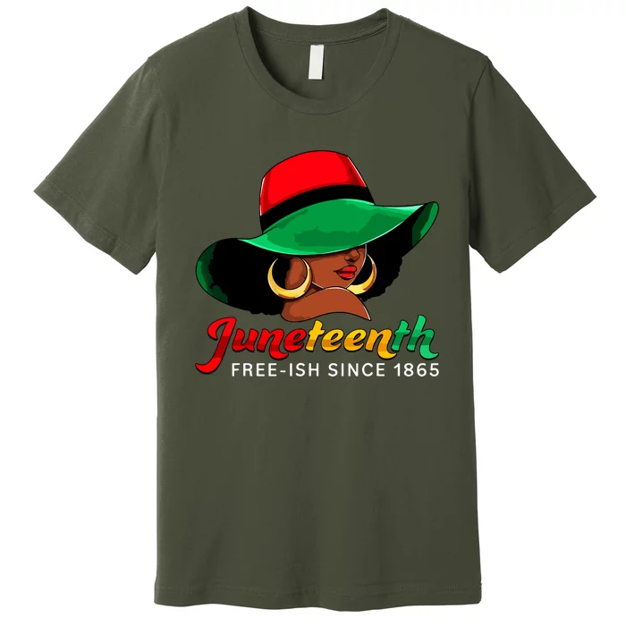 Juneteenth Women Celebrating Black Freedom Day Premium T-Shirt