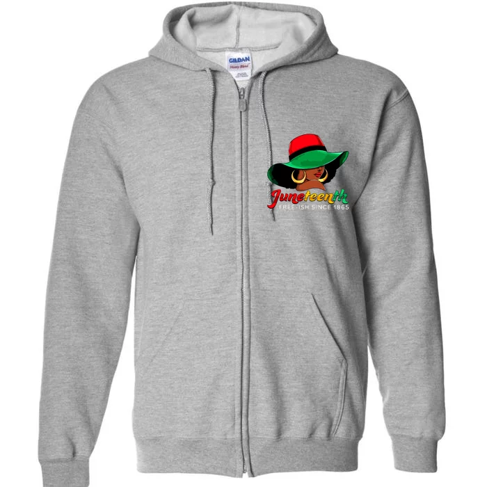 Juneteenth Women Celebrating Black Freedom Day Full Zip Hoodie