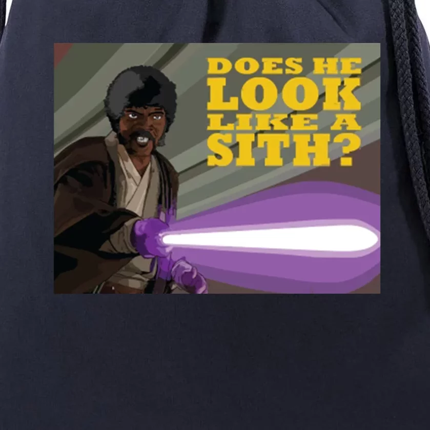 Jules Windu Does He Look Like A Sith Drawstring Bag