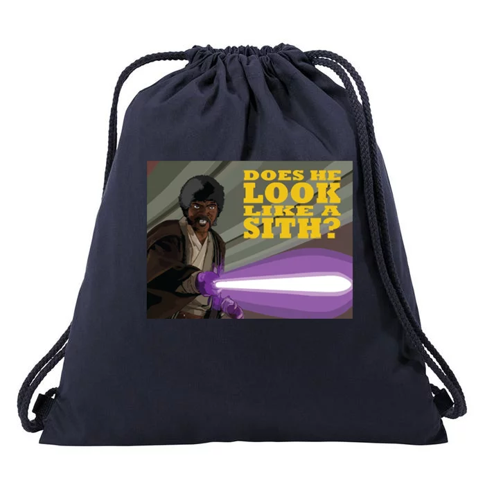 Jules Windu Does He Look Like A Sith Drawstring Bag