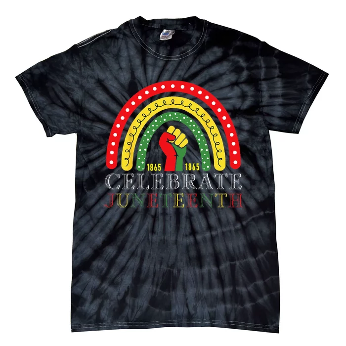 Juneteenth Women Day Black Juneteenth 1865 African American Tie-Dye T-Shirt