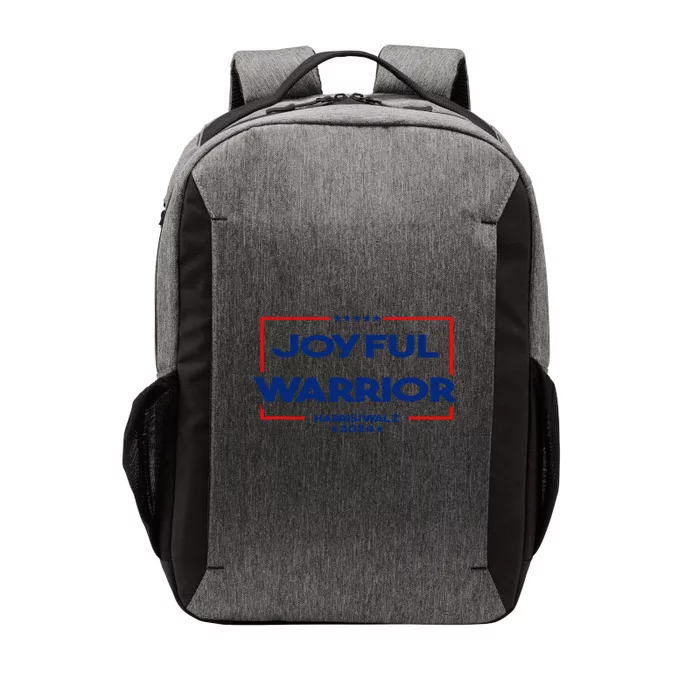 Joyful Warrior For Kamala Harris Tim Walz 2024 Vector Backpack