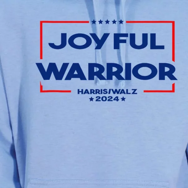 Joyful Warrior For Kamala Harris Tim Walz 2024 Unisex Surf Hoodie