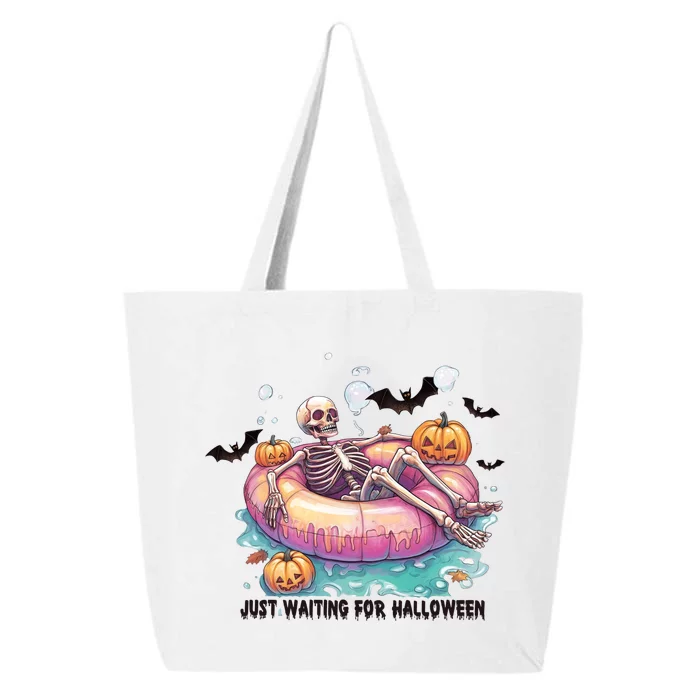 Just Waiting For Halloween Spooky Skeleton 25L Jumbo Tote