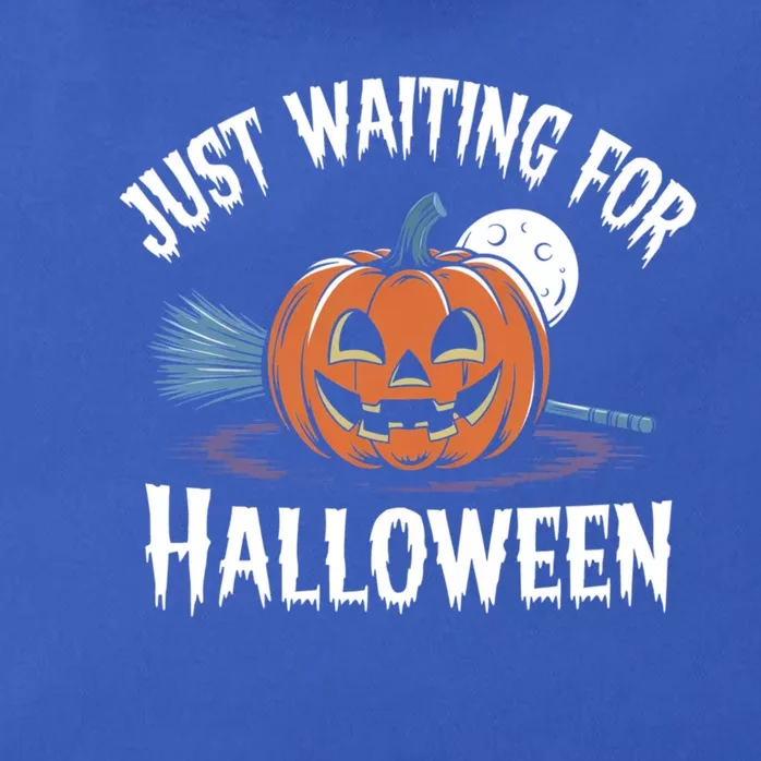 Just Waiting For Halloween Gift Zip Tote Bag