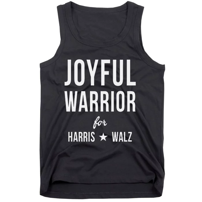 Joyful Warrior For Kamala Harris Tim Walz 2024 Tank Top