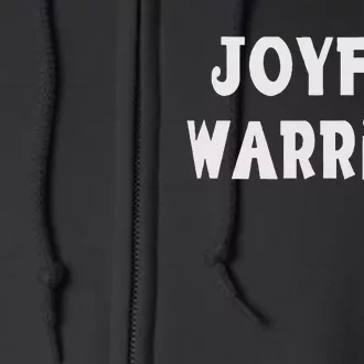 Joyful Warrior For Kamala Harris Tim Walz Election 2024 Full Zip Hoodie