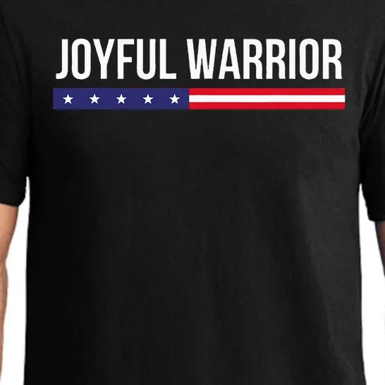 Joyful Warrior Funny Retro Inspired Quote Saying Gifts Pajama Set