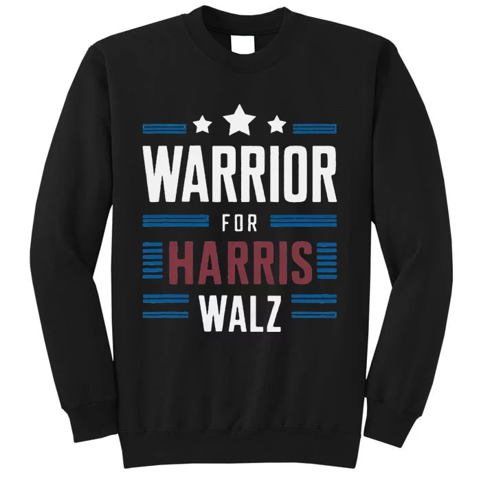 Joyful Warrior For Kamala Harris Tim Walz 2024 Sweatshirt