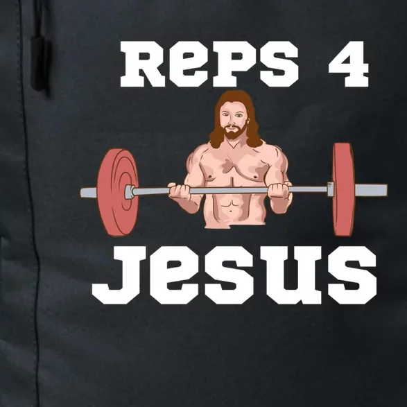 Jesus Weightlifting Funny Workout Reps 4 Jesus Deadlifter Great Gift Daily Commute Backpack