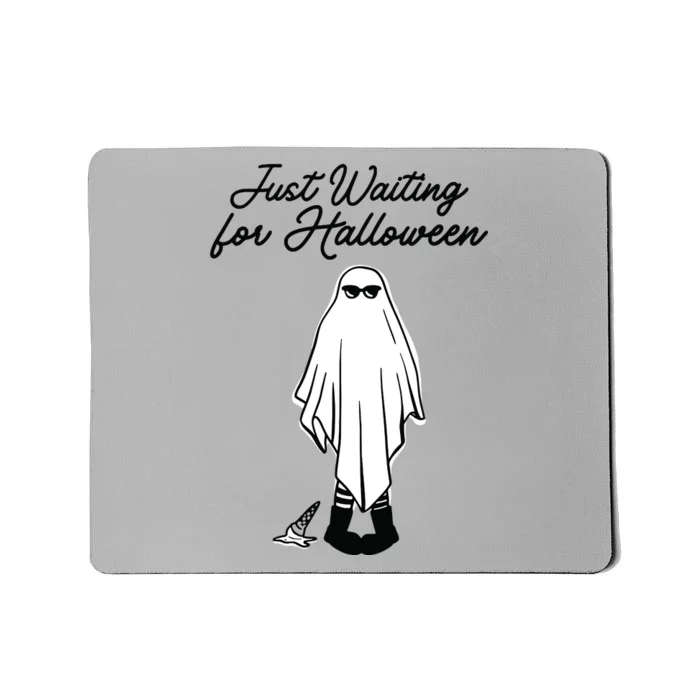 Just Waiting For Halloween Spooky Ghost Summer Halloween Mousepad