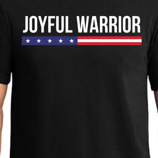 Joyful Warrior Funny Retro Inspired Quote Saying Gifts Pajama Set