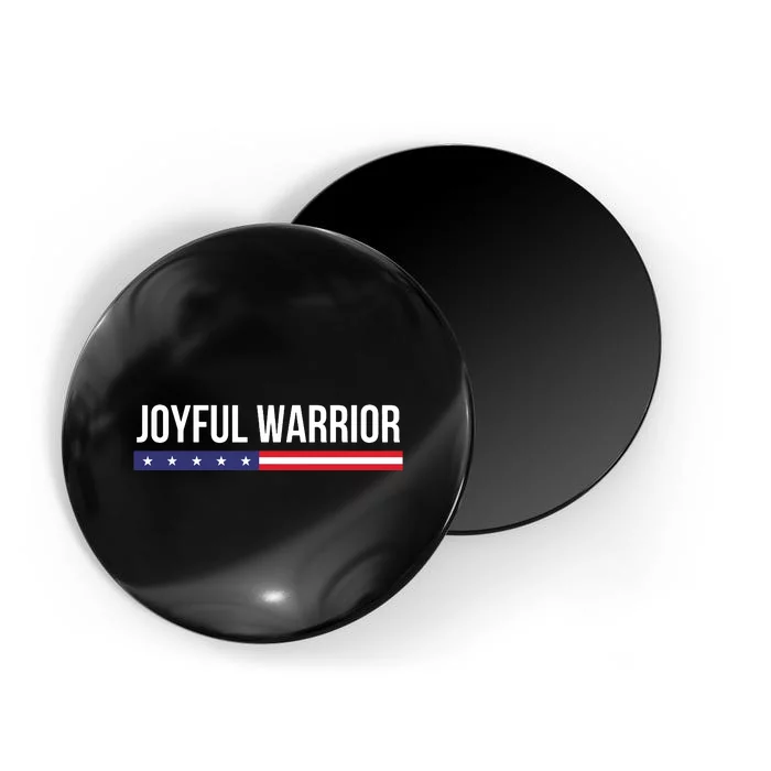 Joyful Warrior Funny Retro Inspired Quote Saying Gifts Magnet