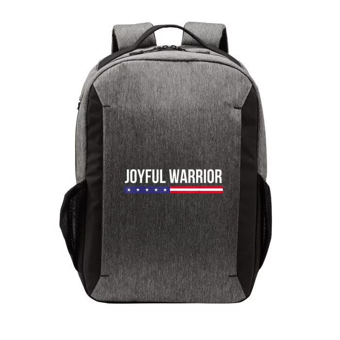 Joyful Warrior Funny Retro Inspired Quote Saying Gifts Vector Backpack