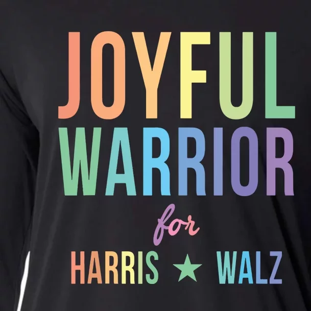 Joyful Warrior For Kamala Harris Tim Walz 2024 Cooling Performance Long Sleeve Crew