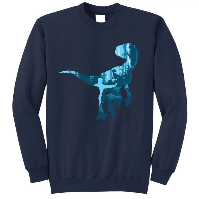 Jurassic World Fallen Kingdom: Blue Dinosaur Tee Tall Sweatshirt